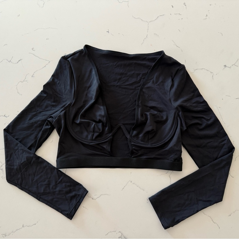 Black Long Sleeve Women's Top